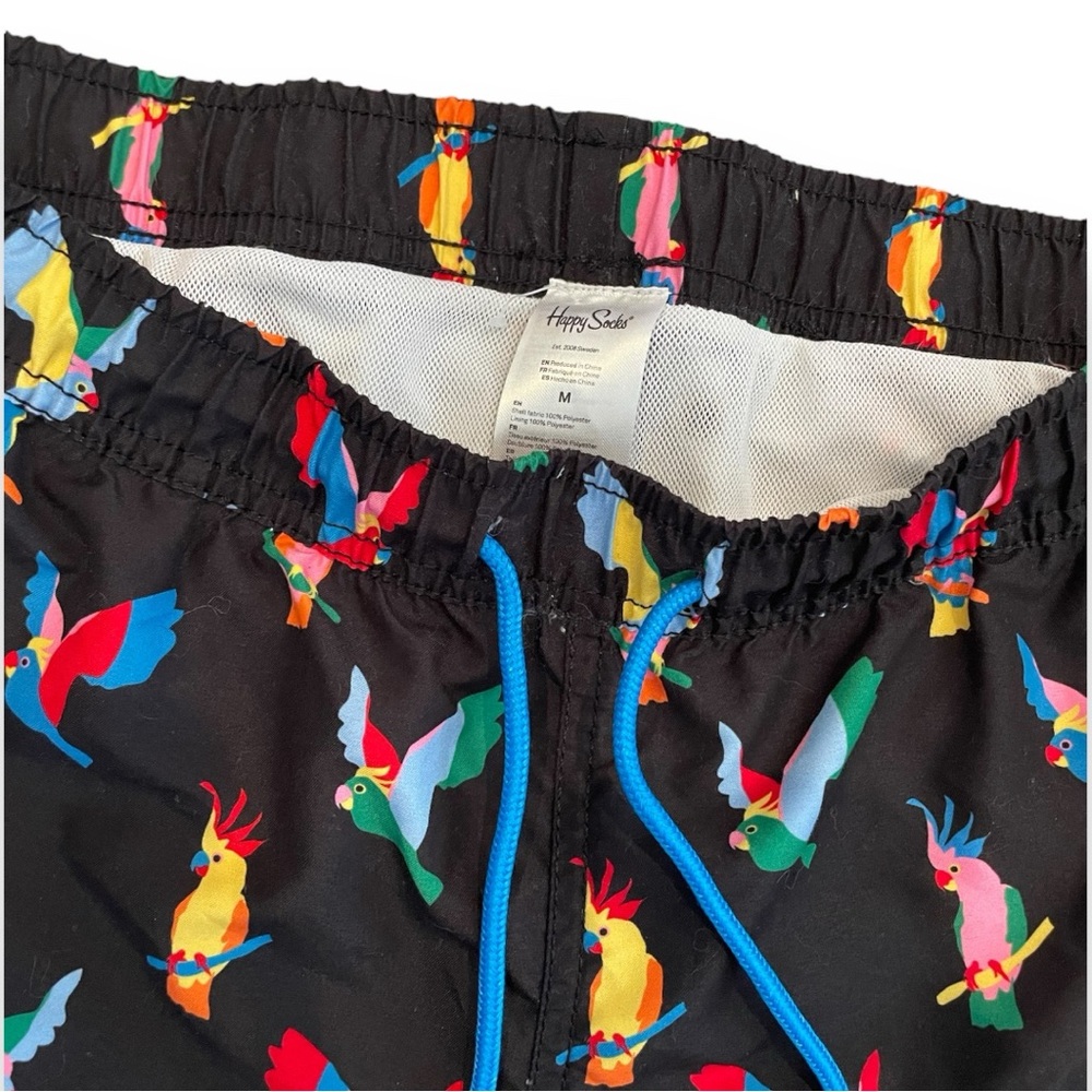 Happy Socks- Cockatoo swimming shorts